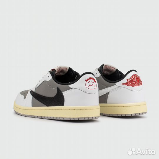 Кроссовки Nike Air Jordan 1 Low x TS Grey / Black