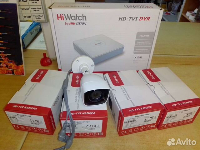 Комплект видеонаблюдения 4 камеры+регистратор