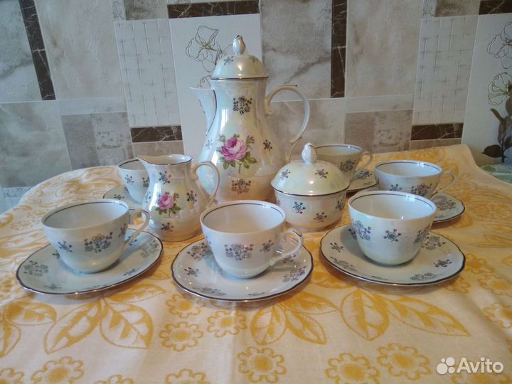 Кофейный /чайный сервиз kahla гдр