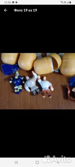 Игрушки из киндера три богатыря И морской царь