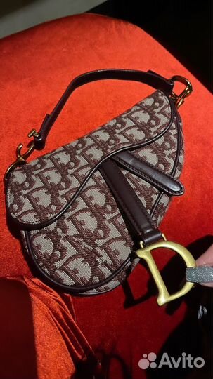 Christian dior saddle mini сумка седло