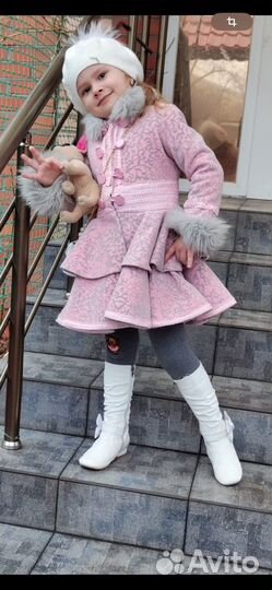 Пальто для девочки 104