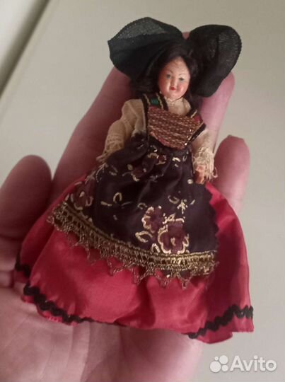 Миниатюрная Кукла Petitcollin. Франция