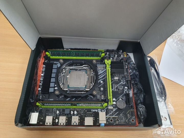 Комплект мат. плата Amentmen+xeon2666v3+ddr4 16gb