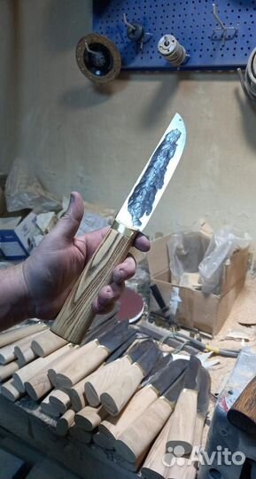 Нож охотничий для шкурения