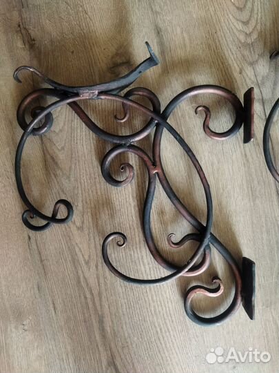 Кованные полкодержатели, комплект