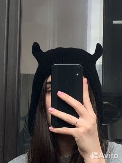 Чепчик с рожками