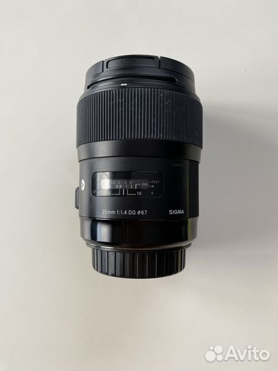 Объектив Sigma 35 mm 1.4 Art для Canon