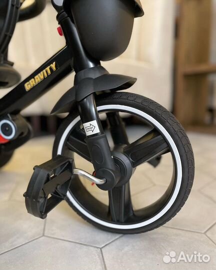 Велосипед трехколесный Rant Gravity черный/желтый