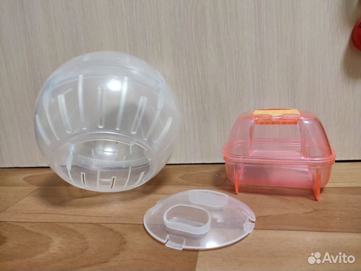 Клетка для хомяков со всеми аксессуарами