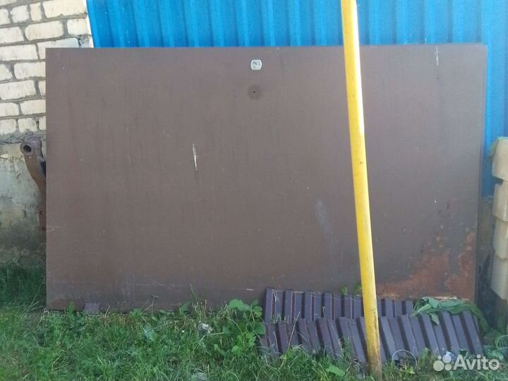 Ворота гаражные металлические бу