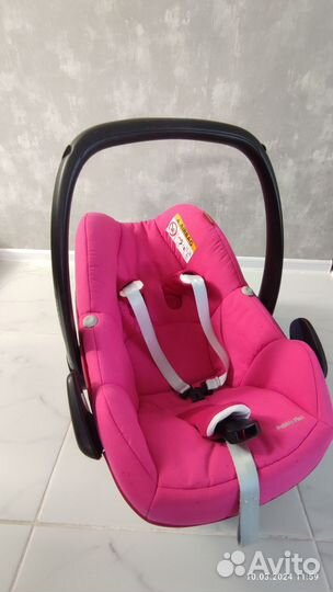 Автолюлька maxi cosi pebble plus