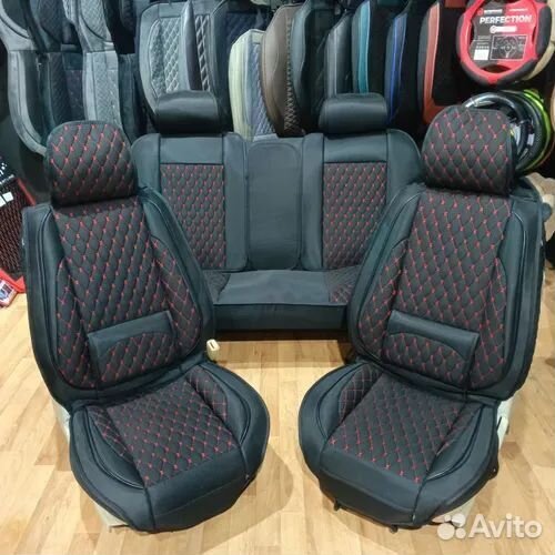 Чехлы на сиденья автомобиля из Алькантары комплект