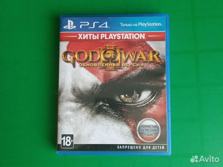 God of war 3 диск ps4