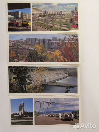 Советские открытки. Город Братск