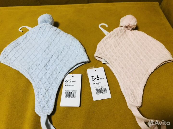 Новая Шапочка вязаная из органического хлопка