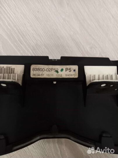 Приборная панель toyota corolla E 150. Механика