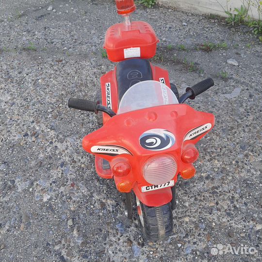 Детский мотоцикл на аккумуляторе бу