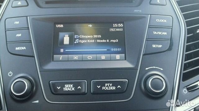 Штатное головное устройство для Hyundai Santa Fe