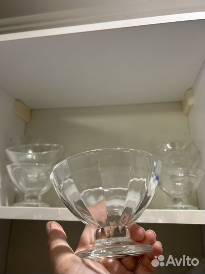 Стеклянные формочки для десертов 12 шт