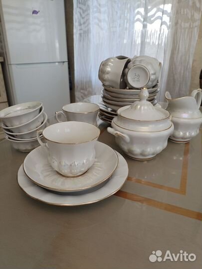 Чайный фарфоровый сервиз