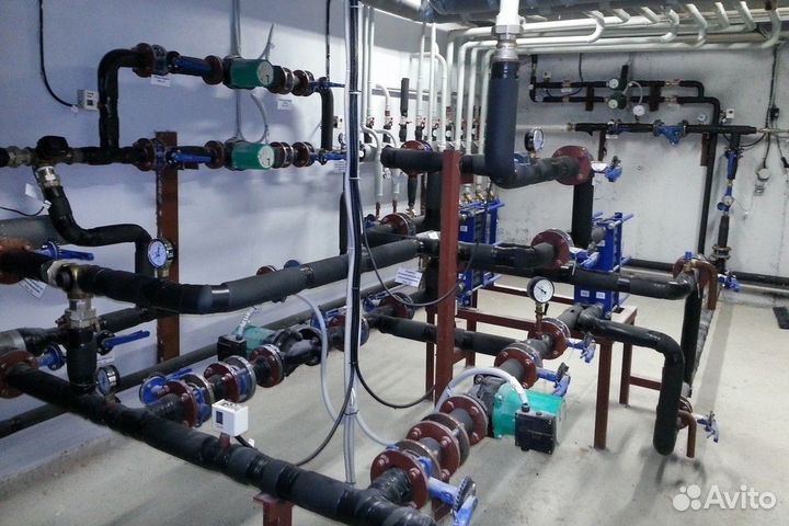 Монтаж водопровода, канализации, тепловых сетей