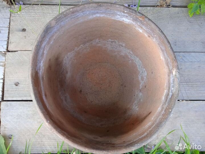 Горшок кашпо, тарелки, корчага старинные