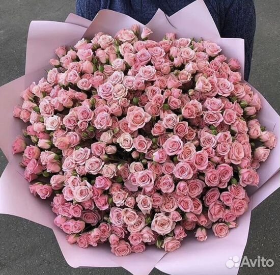 Кустовы розы цветы доставка