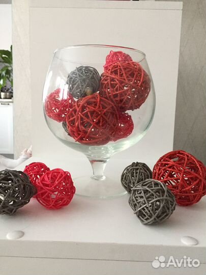 Ваза декоративная стекло