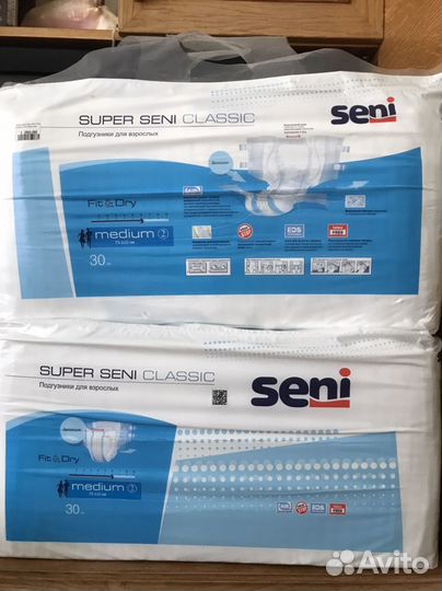 Памперсы для взрослых Super Seni M