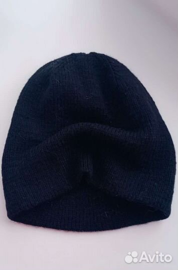 Шапка вязаная мужская чёрная