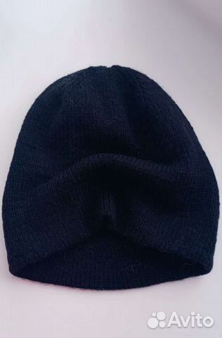 Шапка вязаная мужская чёрная