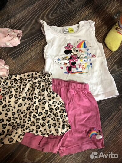 Футболка, шапка, шорты, боди, платье H&M