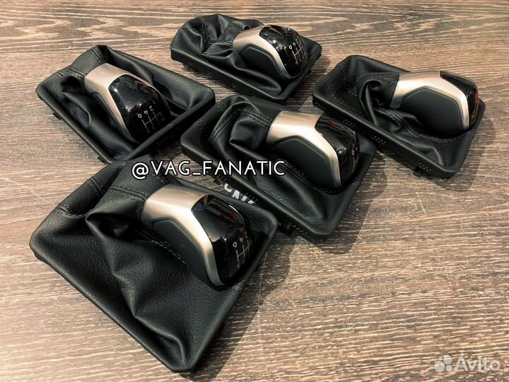 Ручка оригинал VW 2021 6ст. Кожа алюминий