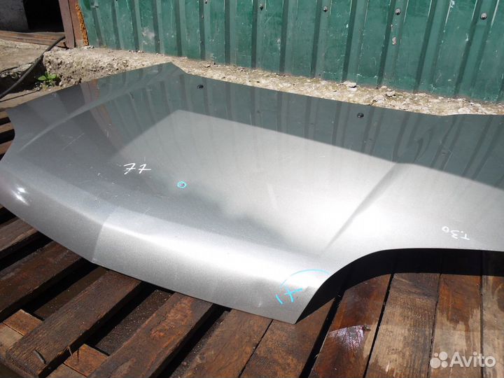 Капот с дефектом Ниссан X trail T30 серый