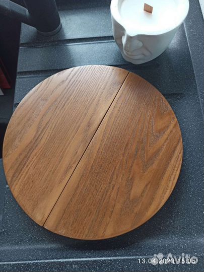 Мебельные ручки из массива ясеня, полукруг