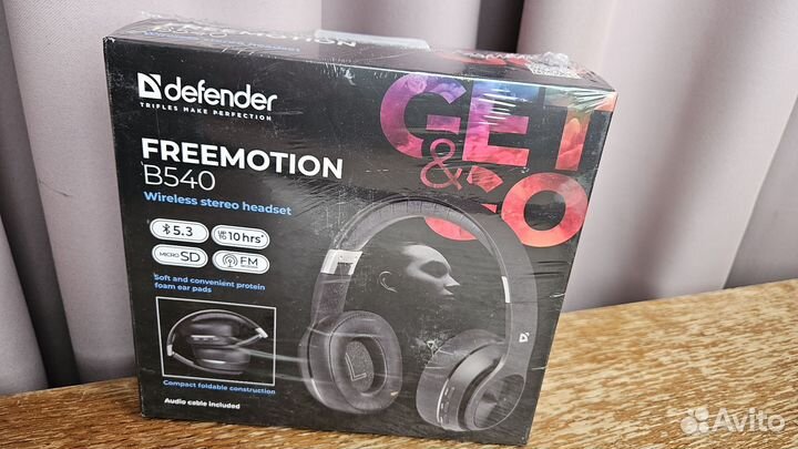 Гарнитура, MP3-плеер, FM Defender FreeMotion B540