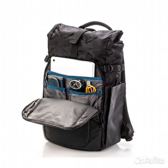 Tenba Fulton v2 14L All WR Backpack Black/Black Camo Рюкзак для фототехники (637-735)