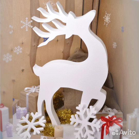 Новогодний декор из пенопласта