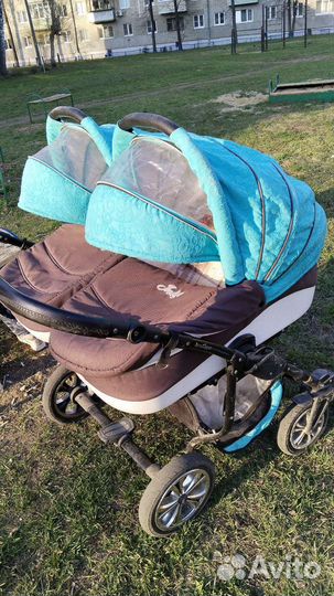 Коляска для двойни