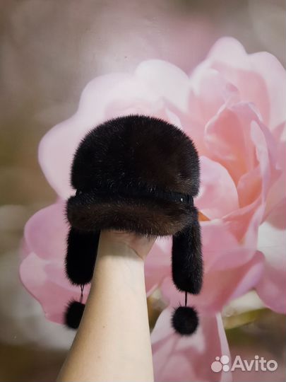 Шапка норковая женская