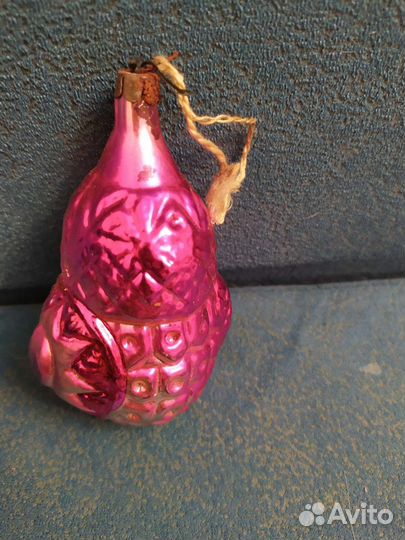 Елочная игрушка дед мороз СССР