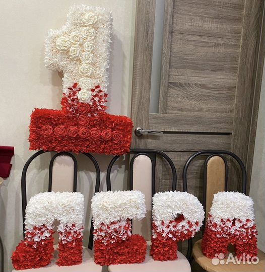 Цифра на годик с именем