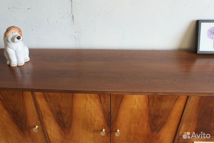 Тумба хайборд орех Румыния редизайн mid century