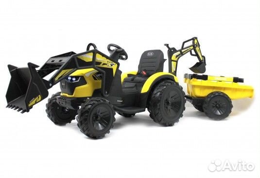 Детский электромобиль экскаватор-погрузчик A777MP