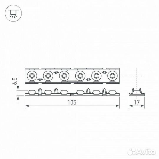 Рассеиватель Arlight SL-line 041791