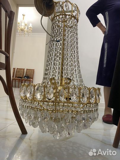Люстра хрустальная