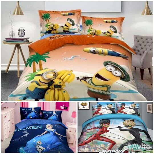 Постельное белье Детское 1.5 новое