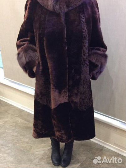 Шуба мутоновая 54 размер