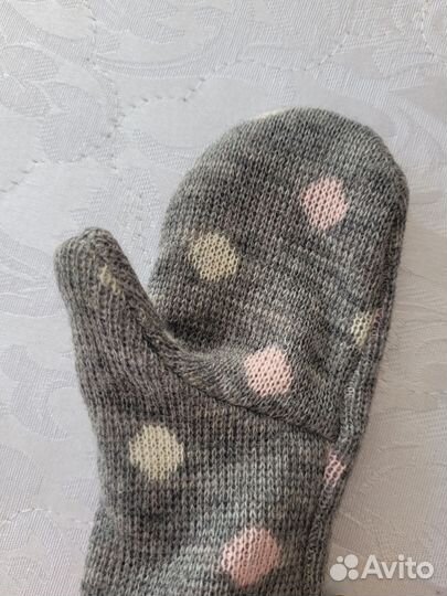 Комплект шапка шлем Kivat и варежки 2